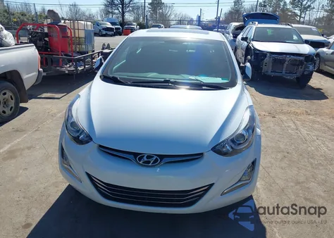 2015 Hyundai Elantra Limited from USA, damaged, VIN 5NPDH4AE6FH610671